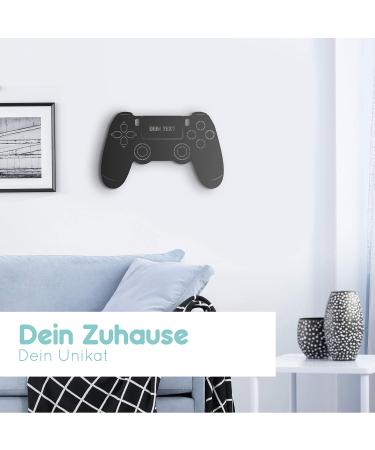 Personalized Wooden Gaming Controller Lamp - Unique Gift for Men | Gaming Room Decor & Customizable Light - Buy Online on GoSupps.com