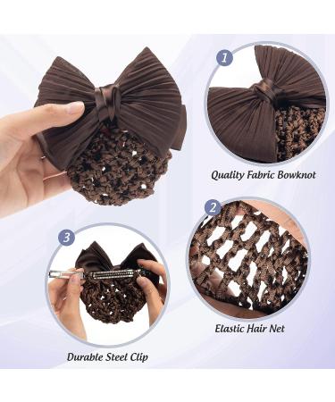 TXIN Set of 3 Crochet Net Hair Snood Bun Covers for Women and Girls - Buy Online on GoSupps.com