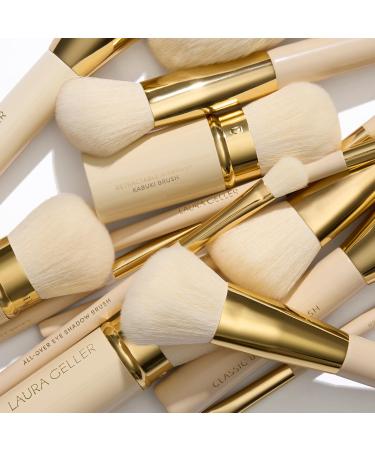 LAURA GELLER 5PC Vegan Makeup Brush Gift Set | Full Face Professional Brushes for Foundation Blush Bronzer & Eyeshadow | Exclusive to Amazon | 18 Brushes for Flawless Makeup Application - Buy Online on GoSupps.com