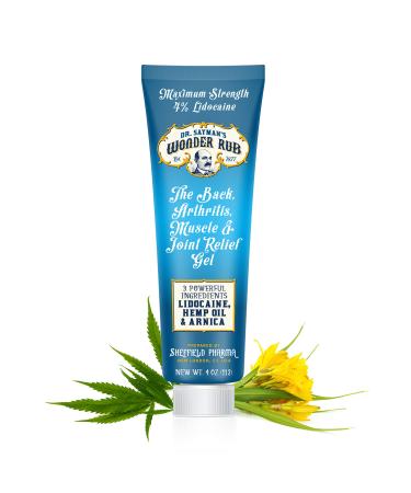 Dr. Saymans Wonder Rub  Best Pain Relief Gel for Back, Arthritis, Muscle & Joint Pain / Arnica with a Botanical Blend / Single (4oz) 1
