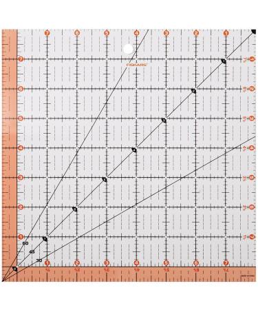 Fiskars 8.5x8.5 Square Acrylic Ruler (187200-1001) (187200-1000)