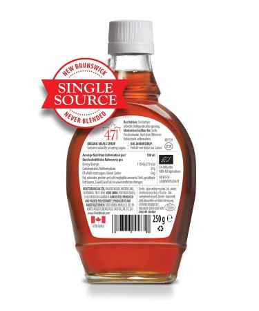 Buy 47 North Canadian Organic Maple Syrup Amber - 250g Gluten-Free Vegan Grade A | Perfect for Pancakes & More - Buy Online on GoSupps.com