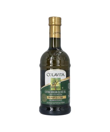 Colavita Extra Virgin Olive Oil, First Cold Pressed, 25.5 Fl Oz (Pack of 1), Glass Bottle