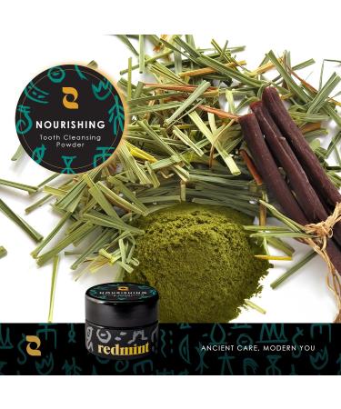 Redmint Herbal Tooth Cleansing Powder | Nourish Oral Health | 15 ml - International Shipping Available - Buy Online on GoSupps.com