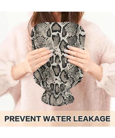 Buy Snake Skin Hot Water Bottle 2L - BPA-Free Large Pain Relief Bag with Cover for Cramps | Fast International Shipping - Buy Online on GoSupps.com