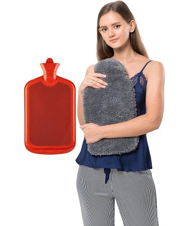 Peterpan Teddy Charcoal XXX-Large Hot Water Bottle Cover - 100 Fl Oz Capacity, Gray, Pain Relief, BPA & Phthalates Free - Buy Online on GoSupps.com