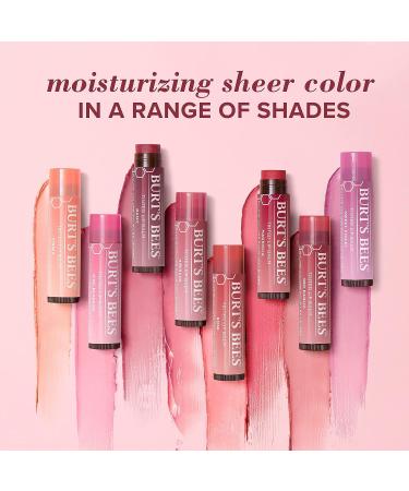 Burt's Bees Red Dahlia Tinted Lip Balm with Shea Butter - Natural & Moisturizing - 1 Tube - Buy Online on GoSupps.com