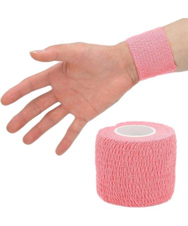 Self Adhesive Elastic Cohesive Bandage Rolls - Pink | Sports Wrist Ankle & Finger Care | International Shipping Available - Buy Online on GoSupps.com