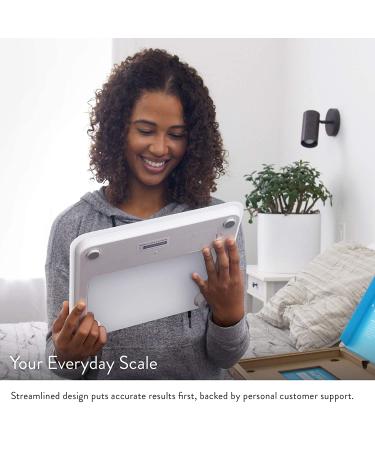 Greater Goods Digital Weight Bathroom Scale  Shine-Through Display  Accurate Glass Scale  Non-Slip & Scratch Resistant  Body Weight (White) Basic - White - Buy Online on GoSupps.com