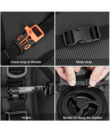 G4Free Military Drinking Bag Backpack - 3L Improved Bladder for Hiking Cycling and Climbing - Black - Buy Online on GoSupps.com