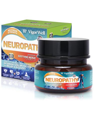 VigorWell Neuropathy Cream  Nerve and Neuropathy Cream with Arnica Vitamin B6 and E Aloe Vera  Maximum Strength Cream for Feet Hands Legs Toes 2fl oz(60ml)