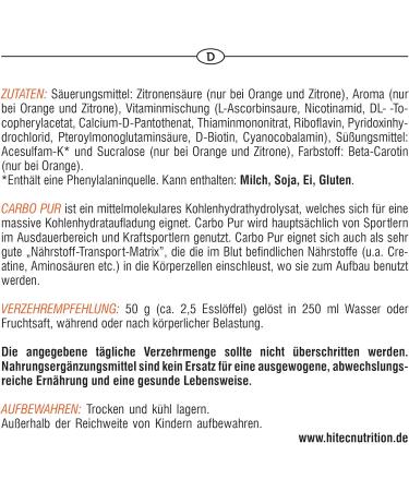 Hi Tec Nutrition Carbo Pur Maltodextrin 1000g - Sugar-Free Carbohydrate Powder for Weight Gain & Mass Gaining - Tasteless Hydrolyzed Complex Carbs - Buy Online on GoSupps.com