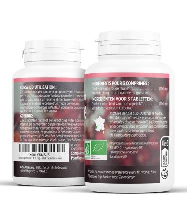 Organic Red Vine - 400 mg - 200 tablets - Bio Atlantic - Buy Online on GoSupps.com