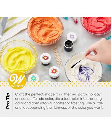 Wilton 12-Piece Gel Food Coloring Set - Vibrant Icing Colors for Baking - Buy Online on GoSupps.com