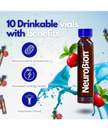 Neurobion Detox Liposomal Glutathione Liquid - 10 Vials | Boost Immunity & Antioxidants | International Shipping Available - Buy Online on GoSupps.com