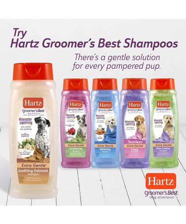 Hartz Groomer's Best Whitening Dog Shampoo for All Life Stages - 18 oz - Buy Online on GoSupps.com