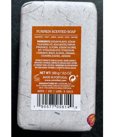 Castelbel Autumn Leaves & Pumpkins Soap - Pumpkin Scented 10.5 Oz Made in Portugal | International Shipping Available - Buy Online on GoSupps.com