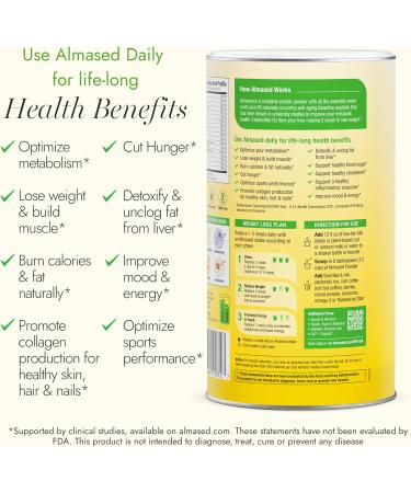 Almased Multi Protein Powder Supports Weight Loss (Pack of 2) - Buy Online on GoSupps.com