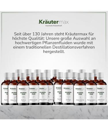 Herbalmax Mistle Herb Drop - Vegan Viscum Fluid for Mistletoe Tea & Capsules | 3 x 50ml - Buy Online on GoSupps.com