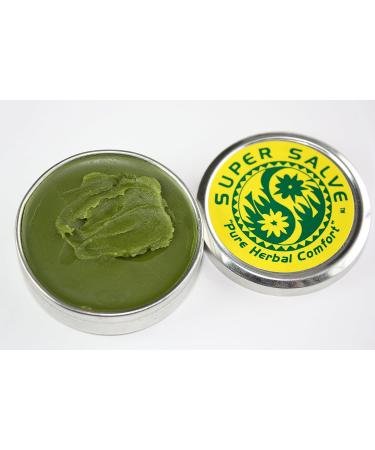 The Super Salve Co. All Purpose Salve - Chapparral, Comfrey, Ecinacea, Hops, Usnea - 4oz & .5oz Travel Tin - Pack of 1 - Buy Online on GoSupps.com