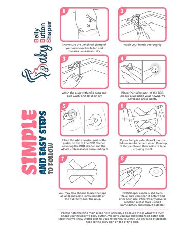 Baby Belly Button Shaper Plug | Umbilical Hernia Belt | Baby Stomach Band - Newborn Care Essentials - Buy Online on GoSupps.com