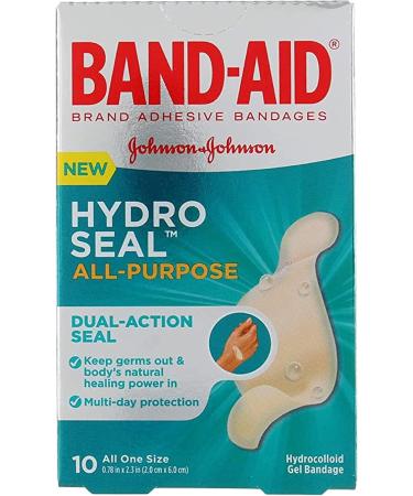 Band-Aid Hydro Seal All Purpose 10 Count - Pack of 2 - Buy Online on GoSupps.com