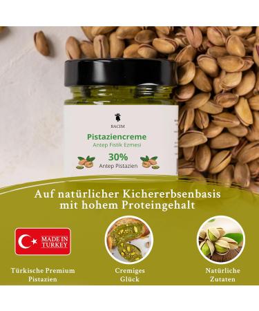 Buy Madame Ch ri Vegan Pistachio Cream - 30% Antep Pistachios | 200g Chickpea Spread | Natural & Additive-Free | Perfect for Bread & Cakes | International Shipping - Buy Online on GoSupps.com