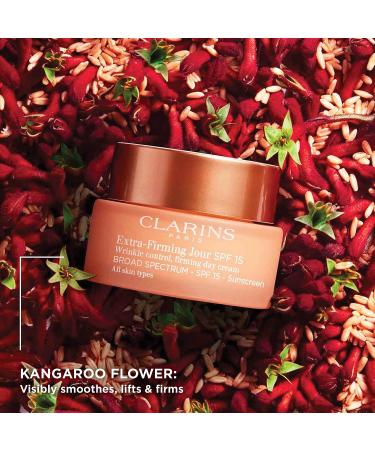 Clarins Extra-Firming Day Cream SPF 15 | Anti-Aging Moisturizer with UVA/UVB Protection | Skin Appears Firmer and Radiant in 2 Weeks - Buy Online on GoSupps.com