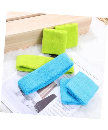 DEARMAMY 10 Sets Headband Skin Care Hair Ties Sweat Suit Washing Face Hairband Sweatbands for Women Yoga Accessories Basketball Accessories Sweat Band Suit for Men Wrist Fitness Sportswear - Buy Online on GoSupps.com