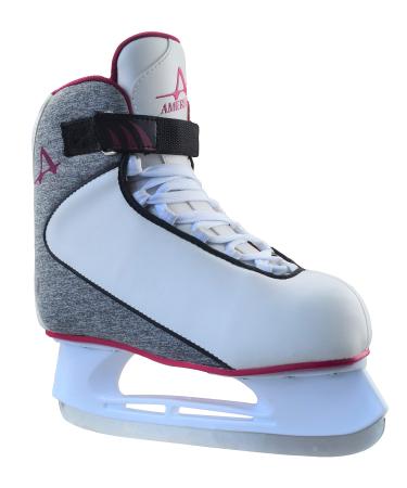 American Athletic Shoe Co.Womens American Soft Boot hockey Skate 9 Grey