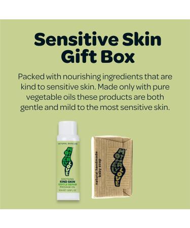 Motherlylove SENSITIVE SKIN Gift Box: Natural Soothing Repair Oil & Shea Butter Soap - Vegan Formula, Made in UK by Expert Midwife - Buy Online on GoSupps.com