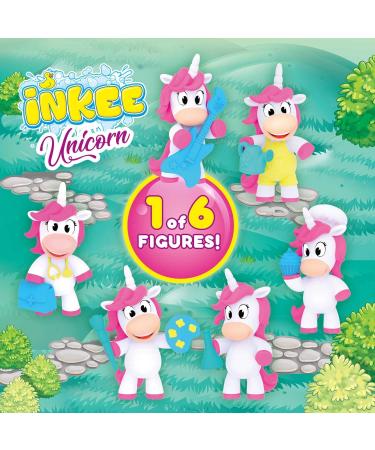 Inkee Unicorn Professions Bath Bombs | 5x 100g Surprise Gifts for Kids | Banana-Milk & Jojoba Oil | Pink & Green Aromatic Fun - Buy Online on GoSupps.com