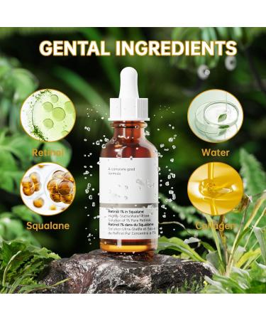Buy Retinol 1% in Squalane Serum - 30ML Moisturizing Face Serum for Fine Lines & Acne - Best for Dry Skin - Buy Online on GoSupps.com