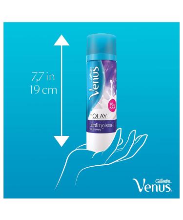 Venus Gillette with Olay UltraMoisture Women's Shave Gel - Violet Swirl - 36 Oz (Pack of 6) - Buy Online on GoSupps.com