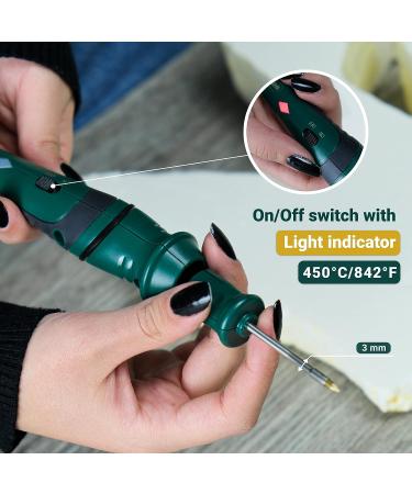 WINONS Hot Wire Foam Cutter WFC-0003 - 18W Versatile Styrofoam Cutter with Rotational Handle - Kit of 3 - Buy Online on GoSupps.com