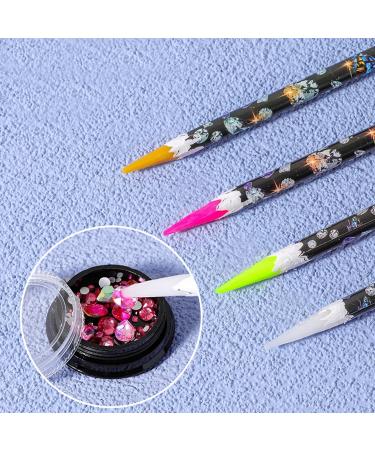 Nail Rhinestone Picker - Adhesive Rhinestone Applicator | Surable Rhinestone Picker Tool Wax | Dotting For Nails Crafts Makeup Face Clothes - Buy Online on GoSupps.com