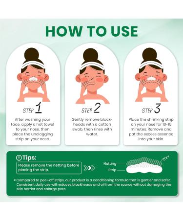 Blackhead Remover Strips & Pore Shrinking Set | Clean Beauty | 5 Pairs for All Skin Types - International Shipping - Buy Online on GoSupps.com