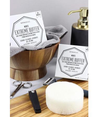 Spongelle Men Extreme Safety Mini 85g - Premium Body Wash & Exfoliator | International Shipping Available - Buy Online on GoSupps.com