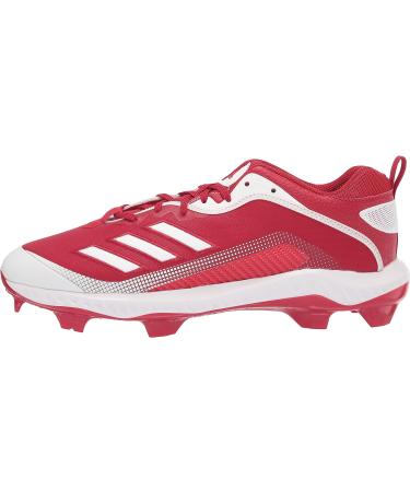 adidas Men's Fv9364 Baseball Shoe 11 - Power Red/White/White | Lightweight & Durable - Buy Online on GoSupps.com