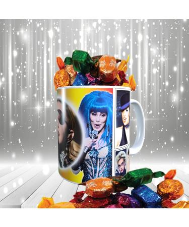 Diva Gay Pride Celebrity Icon Mug with Choice of Sweets Gift - Buy Online on GoSupps.com