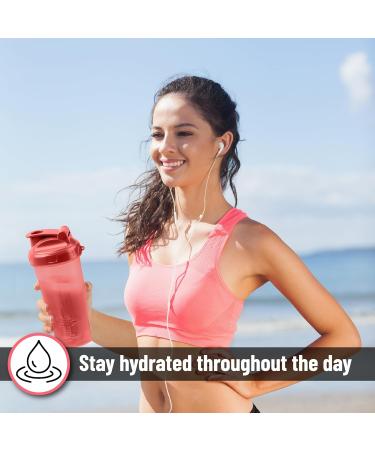 Mr. Pen- Shaker Bottles for Protein Mixes 28 oz 2 Pack Light Blue & Red Protein Shaker Bottle with Wire Whisk Ball Blender Bottle - Buy Online on GoSupps.com