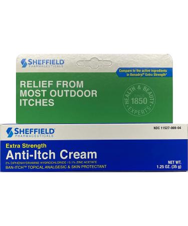 Dr. Sheffield's Anti-Itch Cream with Histamine Blocker - 1.25 Oz (Pack of 4) - Buy Online on GoSupps.com