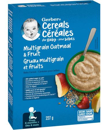Nestle Gerber Nestle Gerber Mixed Grains with Fruit Baby Cereal 227g Box - Buy Online on GoSupps.com