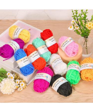 XSEINO Crochet Kit with Hooks and Yarn Set - 12 Colors, Accessories, Bag & More - Starter Pack for Kids & Adults - Buy Online on GoSupps.com