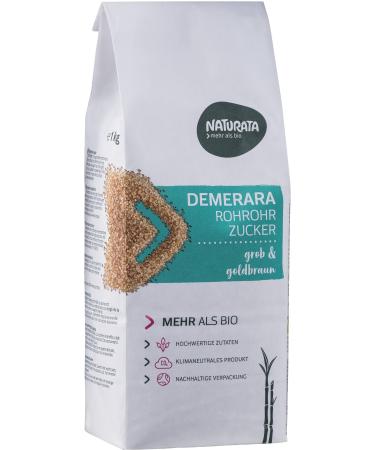 Naturata Organic Demerara Raw Cane Sugar (6 x 1 kg)