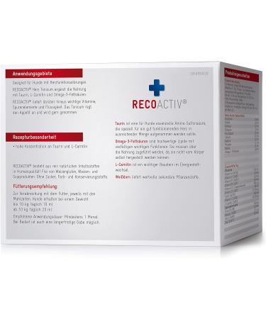 Buy Recoactive Heart Tonic for Dogs - 3 x 90ml Supplement for Cardiac Health with L-Carnitine Taurine Omega-3 & Hawthorn - International Shipping Available - Buy Online on GoSupps.com