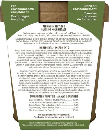 Living World Green Gourmet Toppers - Insects - 125 g (4.4 oz) - Buy Online on GoSupps.com