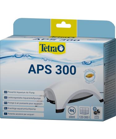 Tetra APS 300 Aquarium Air Pump | Quiet Diaphragm Pump for 120-300L Aquariums | International Shipping Available - Buy Online on GoSupps.com