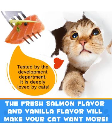 Anal Gland Support Powder for Cats with Pumpkin Probiotics and Digestive Enzymes for Bowel & Digestive Healthy Fresh Salmon Flavor 4.23oz - Buy Online on GoSupps.com