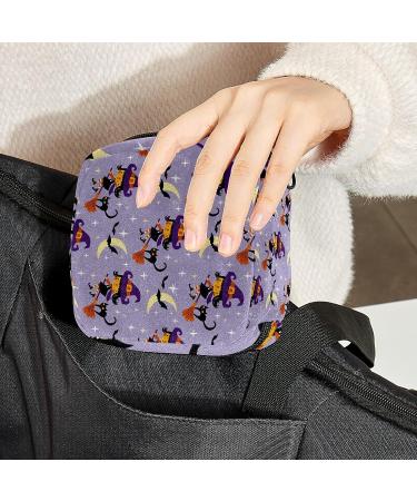 Halloween Pattern Sanitary Napkin Storage Bag - Portable Menstrual Period Kit for Women & Teens - Includes Menstrual Cup Pouch and Tampon Bags - Color 4 - Buy Online on GoSupps.com